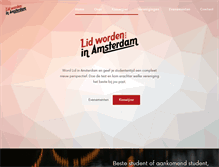 Tablet Screenshot of lidwordeninamsterdam.nl